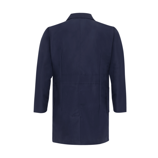 Navy Long Sleeve Industrial Coat